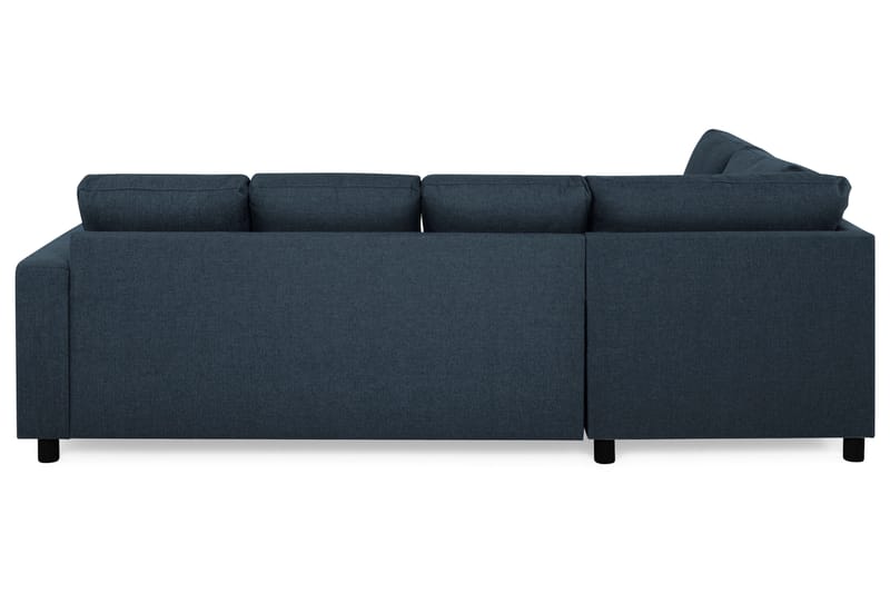 Crazy 4-seters Venstrevendt U-formet Large Sofa med Divan og Sjeselong i Stoff - Blå - Møbler - Sofaer - U-sofa