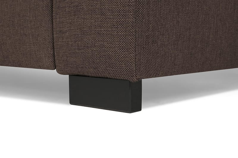 Crazy 4-seters Venstrevendt U-formet Large Sofa med Divan og Sjeselong i Stoff - Brun - Møbler - Sofaer - U-sofa