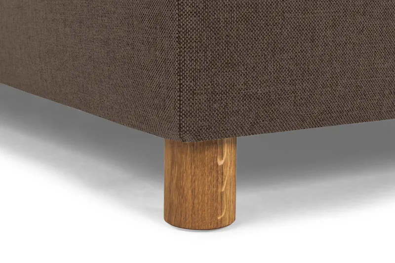 Crazy 4-seters Venstrevendt U-formet Large Sofa med Divan og Sjeselong i Stoff - Brun - Møbler - Sofaer - U-sofa