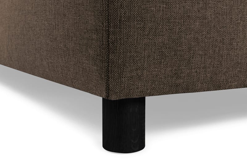 Crazy 4-seters Venstrevendt U-formet Large Sofa med Divan og Sjeselong i Stoff - Brun - Møbler - Sofaer - U-sofa