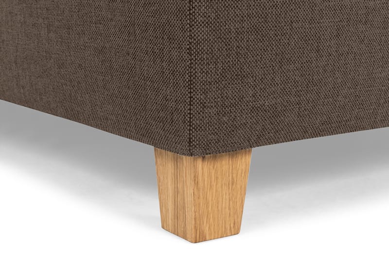 Crazy 4-seters Venstrevendt U-formet Large Sofa med Divan og Sjeselong i Stoff - Brun - Møbler - Sofaer - U-sofa