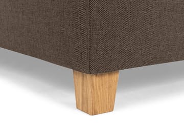 Crazy 4-seters Venstrevendt U-formet Large Sofa med Divan og Sjeselong i Stoff - Brun - Møbler - Sofaer - U-sofa