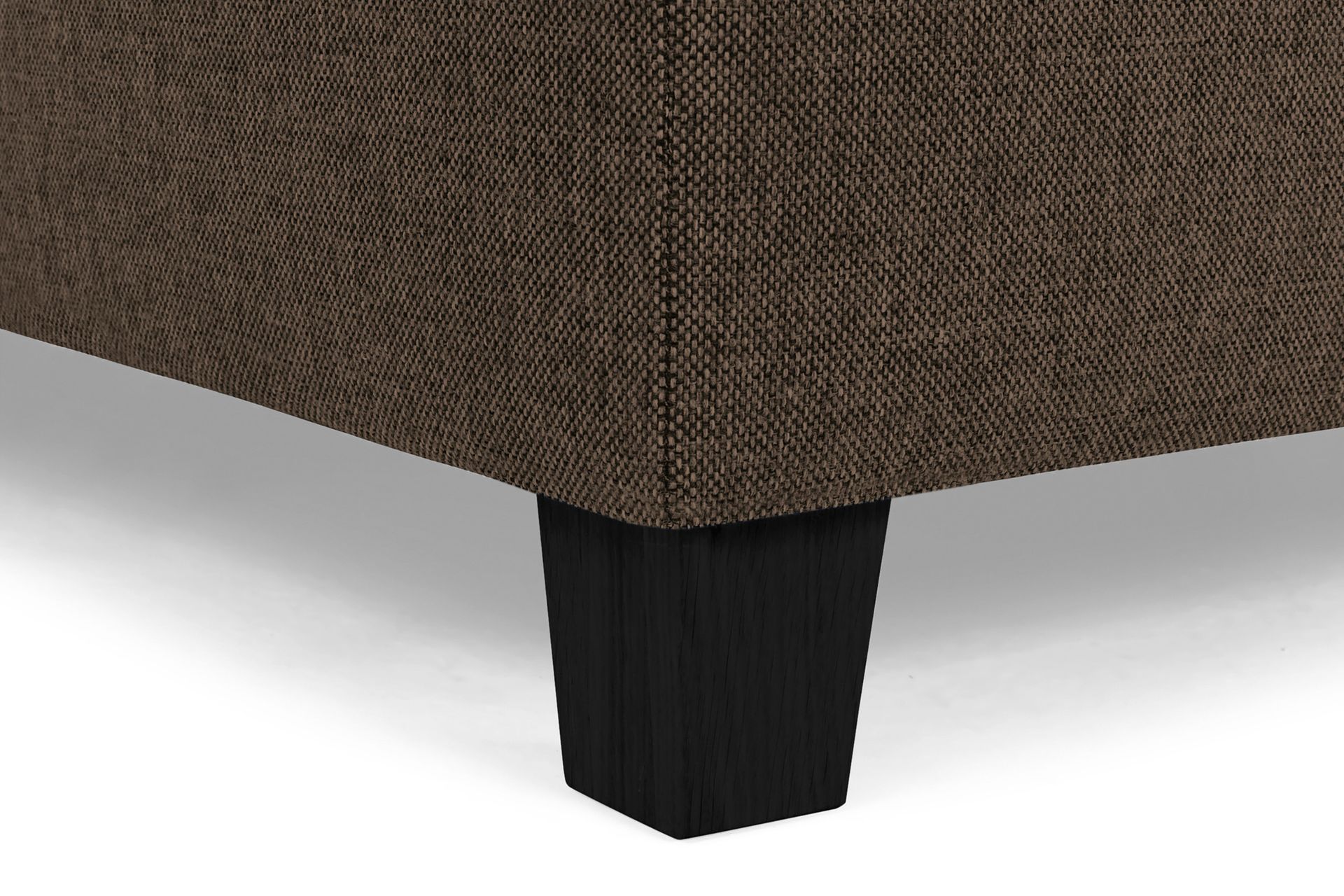 Crazy 4-seters Venstrevendt U-formet Large Sofa med Divan og Sjeselong i Stoff - Brun - Møbler - Sofaer - U-sofa