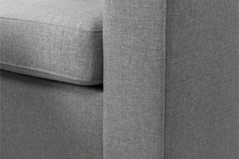 Crazy 4-seters Venstrevendt U-formet Large Sofa med Divan og Sjeselong i Stoff - Grå - Møbler - Sofaer - U-sofa