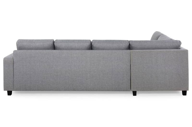 Crazy 4-seters Venstrevendt U-formet Large Sofa med Divan og Sjeselong i Stoff - Grå - Møbler - Sofaer - U-sofa
