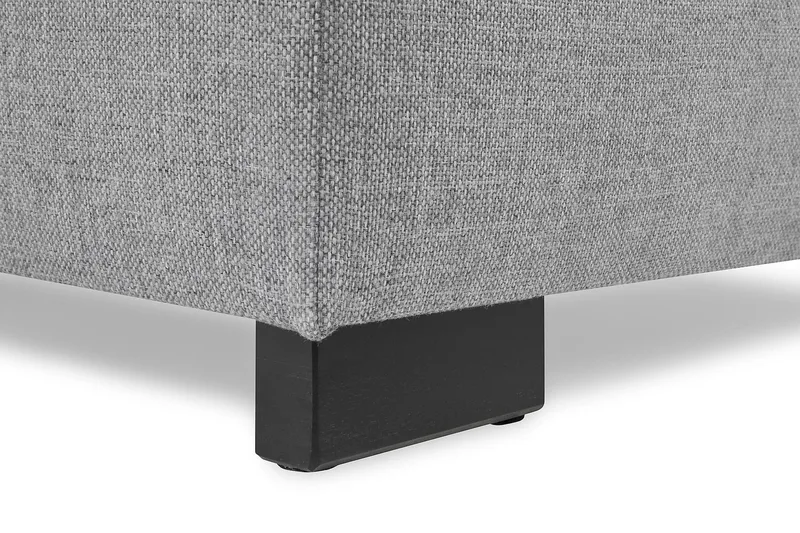 Crazy 4-seters Venstrevendt U-formet Large Sofa med Divan og Sjeselong i Stoff - Grå - Møbler - Sofaer - U-sofa