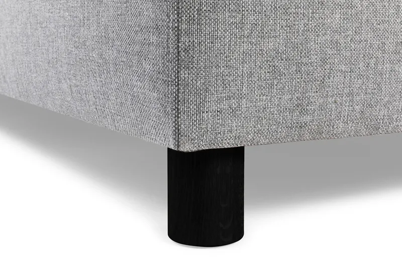 Crazy 4-seters Venstrevendt U-formet Large Sofa med Divan og Sjeselong i Stoff - Grå - Møbler - Sofaer - U-sofa