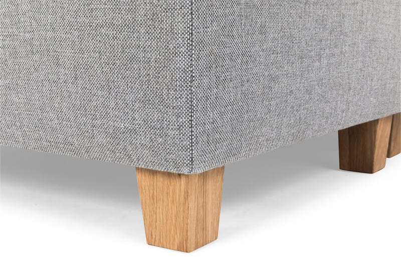 Crazy 4-seters Venstrevendt U-formet Large Sofa med Divan og Sjeselong i Stoff - Grå - Møbler - Sofaer - U-sofa