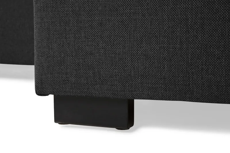 Crazy 4-seters Venstrevendt U-formet Large Sofa med Divan og Sjeselong i Stoff inkl. Pynteputer - Mørk grå - Møbler - Sofaer - U-sofa