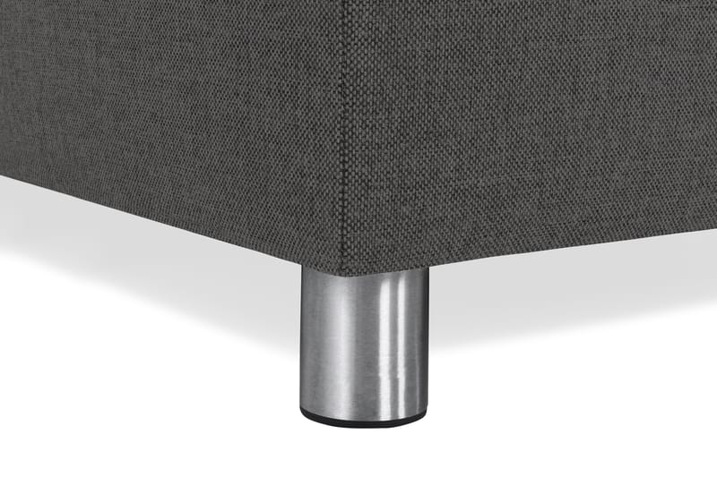 Crazy 4-seters Venstrevendt U-formet Large Sofa med Divan og Sjeselong i Stoff - Mørk grå - Møbler - Sofaer - U-sofa
