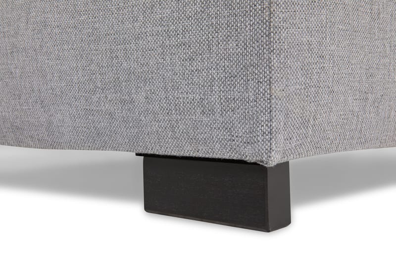 Crazy 4-seters Venstrevendt U-formet Small Sofa med Divan og Sjeselong i Stoff inkl. Pynteputer - Grå - Møbler - Sofaer - U-sofa