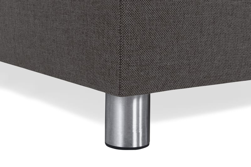 Crazy 4-seters Venstrevendt U-formet Small Sofa med Divan og Sjeselong i Stoff - Mørk grå - Møbler - Sofaer - U-sofa
