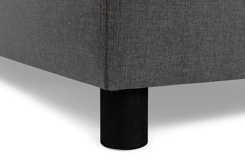 Crazy 4-seters Venstrevendt U-formet Small Sofa med Divan og Sjeselong i Stoff - Mørk grå - Møbler - Sofaer - U-sofa