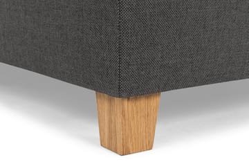 Crazy 4-seters Venstrevendt U-formet Small Sofa med Divan og Sjeselong i Stoff - Mørk grå - Møbler - Sofaer - U-sofa