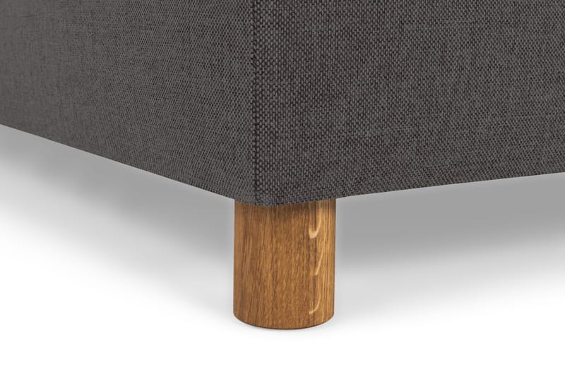 Crazy 4-seters Venstrevendt U-formet Small Sofa med Divan og Sjeselong i Stoff - Mørk grå - Møbler - Sofaer - U-sofa