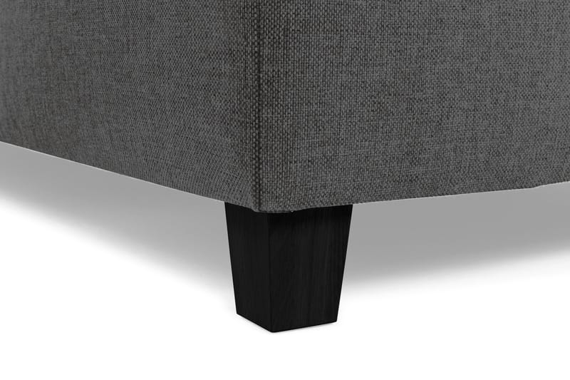 Crazy 4-seters Venstrevendt U-formet Small Sofa med Divan og Sjeselong i Stoff - Mørk grå - Møbler - Sofaer - U-sofa