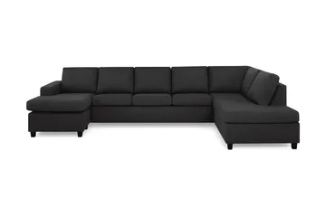 Crazy 5-seters H øyrevendt U-formet X-Large Sofa med Divan og Sjeselong i Stoff