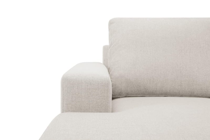 Crazy 5-seters Høyrevendt U-formet X-Large Sofa med Divan og Sjeselong i Stoff - Beige - Møbler - Sofaer - U-sofa