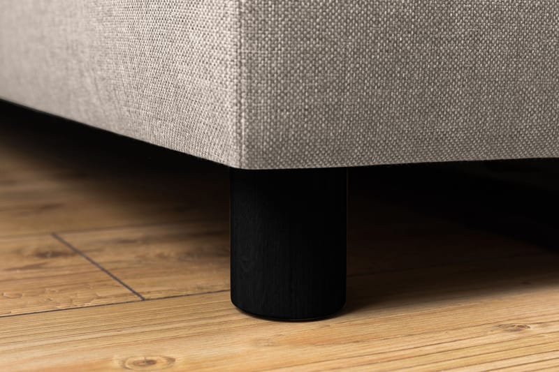 Crazy 5-seters Høyrevendt U-formet X-Large Sofa med Divan og Sjeselong i Stoff - Beige - Møbler - Sofaer - U-sofa