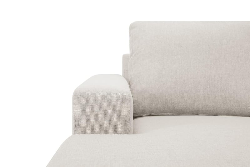 Crazy 5-seters Høyrevendt U-formet X-Large Sofa med Divan og Sjeselong i Stoff - Beige - Møbler - Sofaer - U-sofa