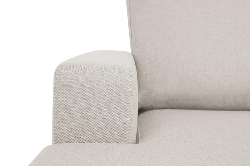 Crazy 5-seters Høyrevendt U-formet X-Large Sofa med Divan og Sjeselong i Stoff - Beige - Møbler - Sofaer - U-sofa