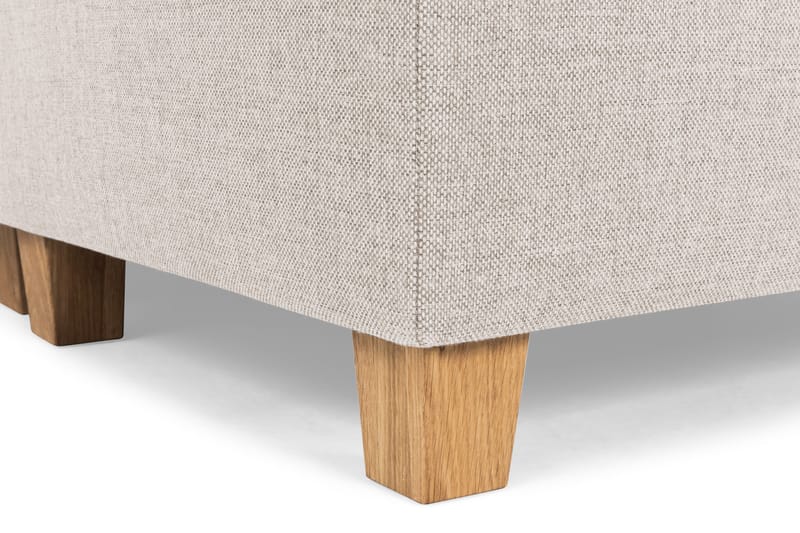 Crazy 5-seters Høyrevendt U-formet X-Large Sofa med Divan og Sjeselong i Stoff - Beige - Møbler - Sofaer - U-sofa