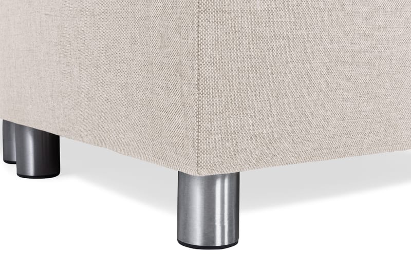 Crazy 5-seters Høyrevendt U-formet X-Large Sofa med Divan og Sjeselong i Stoff - Beige - Møbler - Sofaer - U-sofa