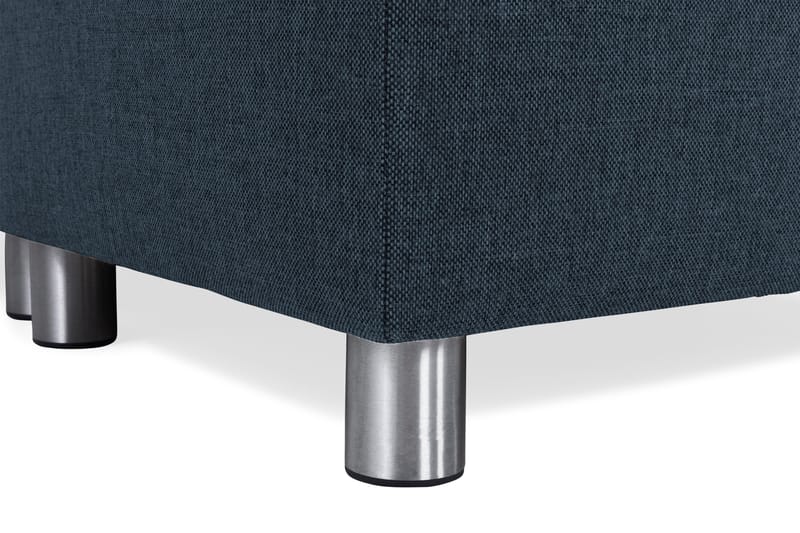 Crazy 5-seters Høyrevendt U-formet X-Large Sofa med Divan og Sjeselong i Stoff - Blå - Møbler - Sofaer - U-sofa