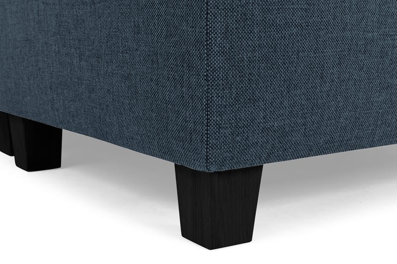 Crazy 5-seters Høyrevendt U-formet X-Large Sofa med Divan og Sjeselong i Stoff - Blå - Møbler - Sofaer - U-sofa