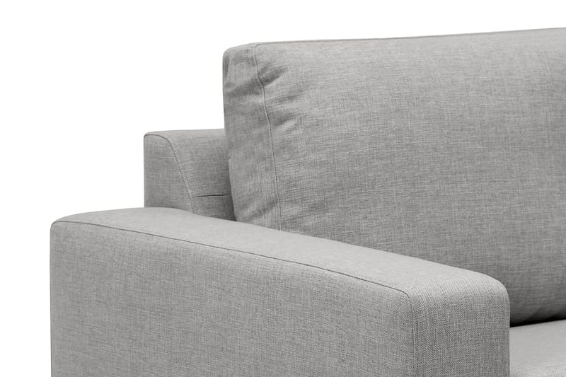Crazy 5-seters Høyrevendt U-formet X-Large Sofa med Divan og Sjeselong i Stoff - Grå - Møbler - Sofaer - U-sofa