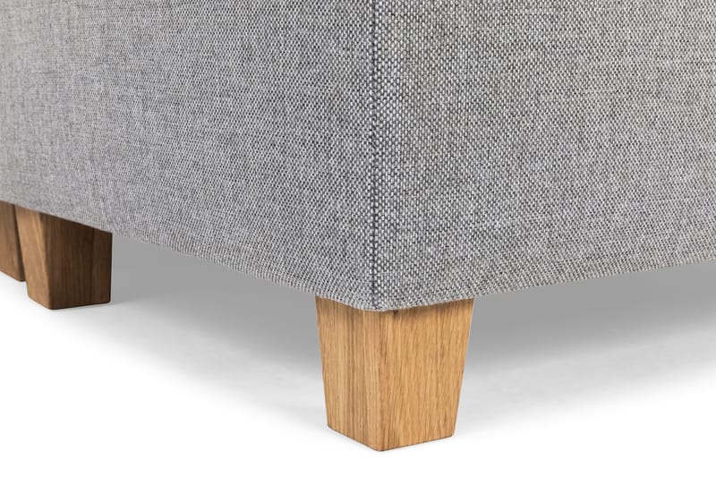 Crazy 5-seters Høyrevendt U-formet X-Large Sofa med Divan og Sjeselong i Stoff - Grå - Møbler - Sofaer - U-sofa