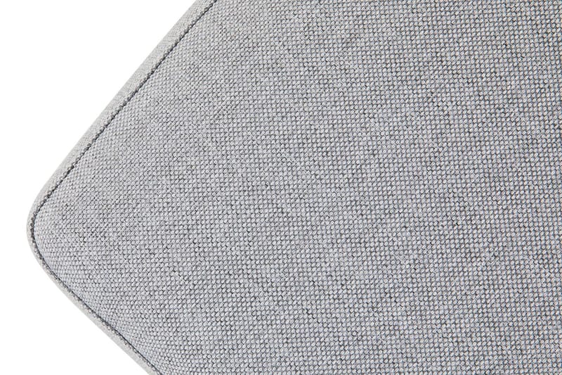 Crazy 5-seters Høyrevendt U-formet X-Large Sofa med Divan og Sjeselong i Stoff - Grå - Møbler - Sofaer - U-sofa