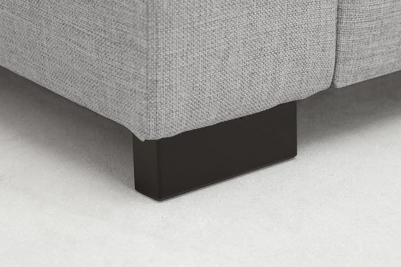 Crazy 5-seters Høyrevendt U-formet X-Large Sofa med Divan og Sjeselong i Stoff - Grå - Møbler - Sofaer - U-sofa