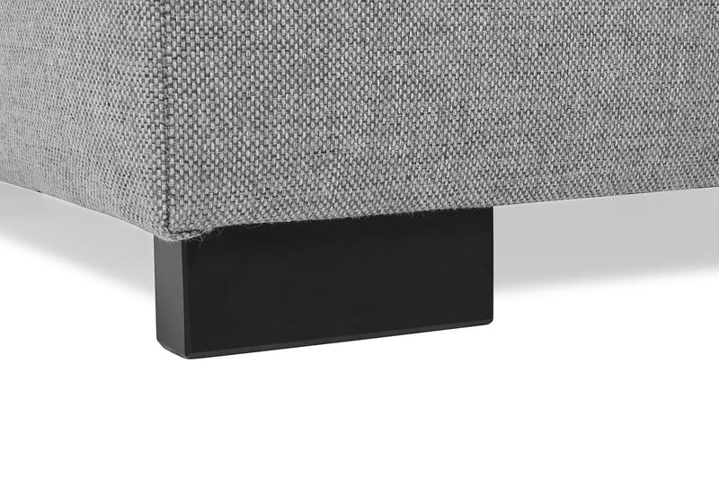 Crazy 5-seters Høyrevendt U-formet X-Large Sofa med Divan og Sjeselong i Stoff - Grå - Møbler - Sofaer - U-sofa