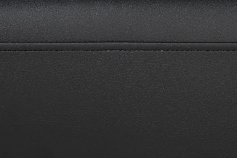 Crazy 5-seters U-formet Sofa med Dobbel Sjeselong i Kunstlær - Svart - Møbler - Sofaer - U-sofa