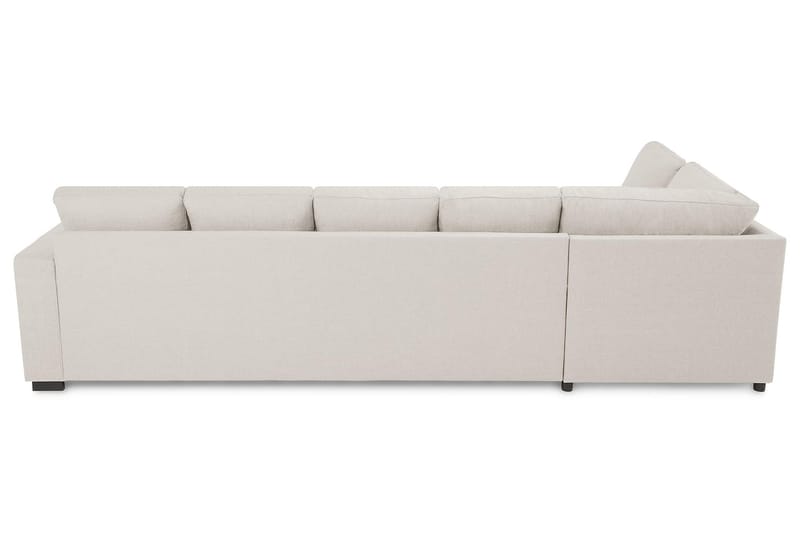 Crazy 5-seters Venstrevendt U-formet Sofa med Divan og Sjeselong i Stoff - Beige - Møbler - Sofaer - U-sofa