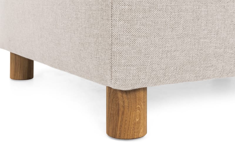 Crazy 5-seters Venstrevendt U-formet X-Large Sofa med Divan og Sjeselong i Stoff - Beige - Møbler - Sofaer - U-sofa