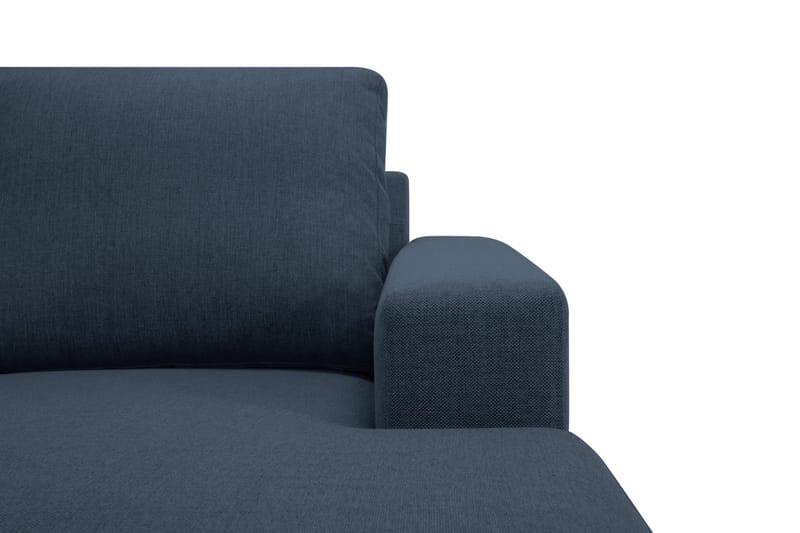 Crazy 5-seters Venstrevendt U-formet X-Large Sofa med Divan og Sjeselong i Stoff - Blå - Møbler - Sofaer - U-sofa