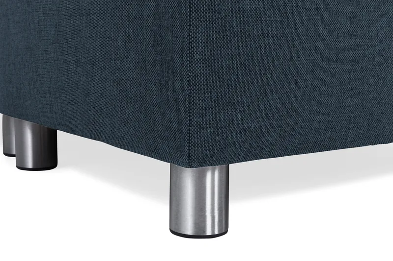 Crazy 5-seters Venstrevendt U-formet X-Large Sofa med Divan og Sjeselong i Stoff - Blå - Møbler - Sofaer - U-sofa