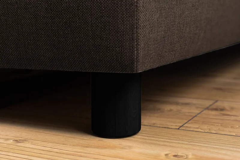 Crazy 5-seters Venstrevendt U-formet X-Large Sofa med Divan og Sjeselong i Stoff - Brun - Møbler - Sofaer - U-sofa