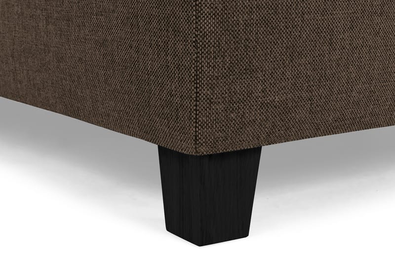 Crazy 5-seters Venstrevendt U-formet X-Large Sofa med Divan og Sjeselong i Stoff - Brun - Møbler - Sofaer - U-sofa