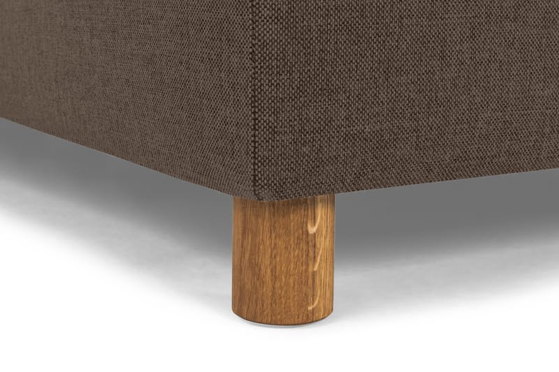 Crazy 5-seters Venstrevendt U-formet X-Large Sofa med Divan og Sjeselong i Stoff - Brun - Møbler - Sofaer - U-sofa