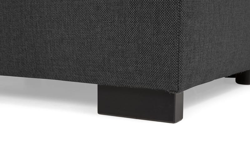 Crazy 5-seters Venstrevendt U-formet X-Large Sofa med Divan og Sjeselong i Stoff inkl. Pynteputer - Antrasitt - Møbler - Sofaer - U-sofa