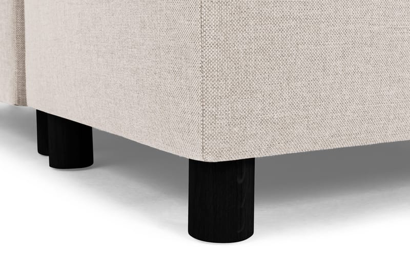 Crazy 6-seters Høyrevendt U-formet XX-Large Sofa med Divan og Sjeselong i Stoff - Beige - Møbler - Sofaer - U-sofa