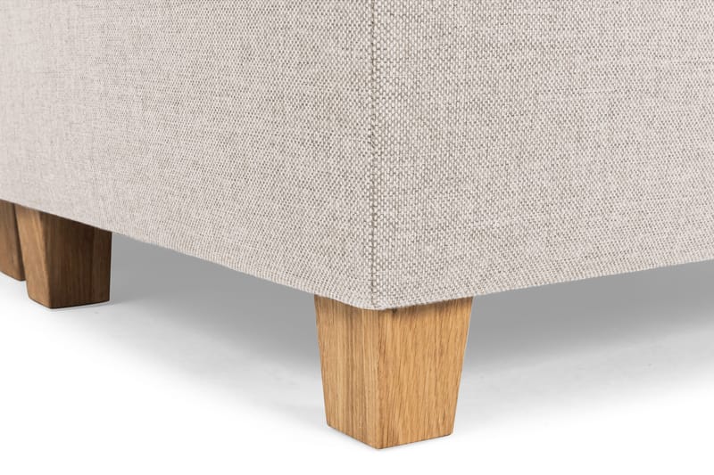 Crazy 6-seters Venstrevendt U-formet XX-Large Sofa med Divan og Sjeselong i Stoff - Beige - Møbler - Sofaer - U-sofa