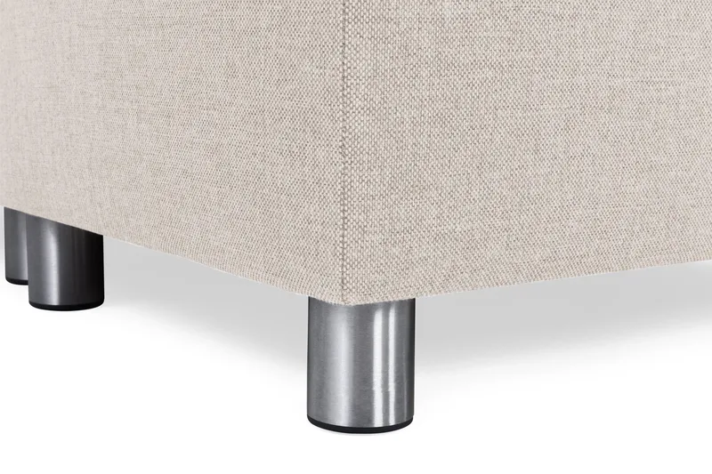 Crazy 6-seters Venstrevendt U-formet XX-Large Sofa med Divan og Sjeselong i Stoff - Beige - Møbler - Sofaer - U-sofa