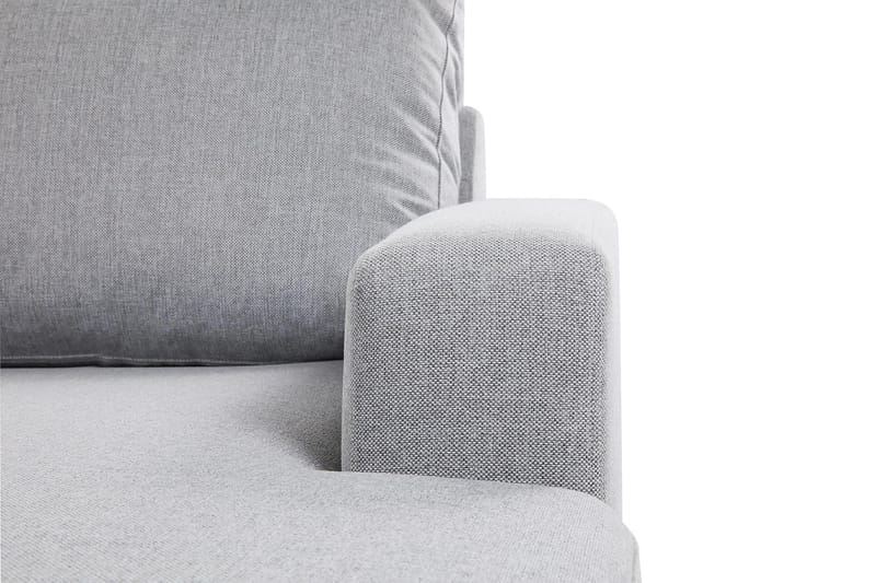 Crazy 6-seters Venstrevendt U-formet XX-Large Sofa med Divan og Sjeselong i Stoff - Grå - Møbler - Sofaer - U-sofa