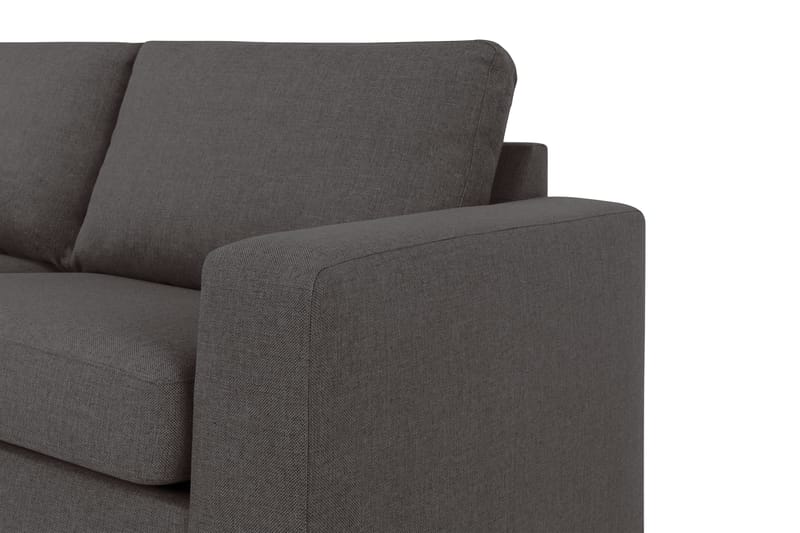 Crazy 6-seters Venstrevendt U-formet XX-Large Sofa med Divan og Sjeselong i Stoff - Mørk grå - Møbler - Sofaer - U-sofa