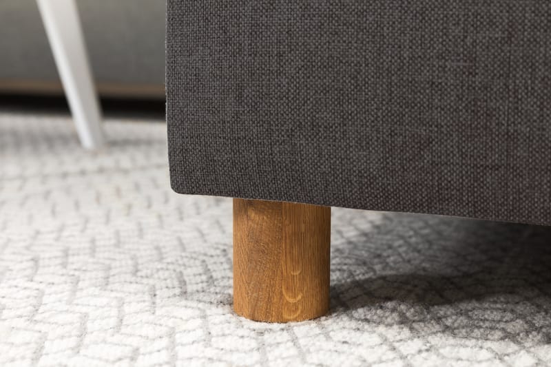 Crazy 6-seters Venstrevendt U-formet XX-Large Sofa med Divan og Sjeselong i Stoff - Mørk grå - Møbler - Sofaer - U-sofa