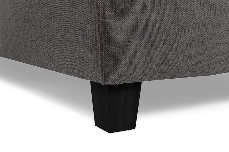 Crazy 6-seters Venstrevendt U-formet XX-Large Sofa med Divan og Sjeselong i Stoff - Mørk grå - Møbler - Sofaer - U-sofa